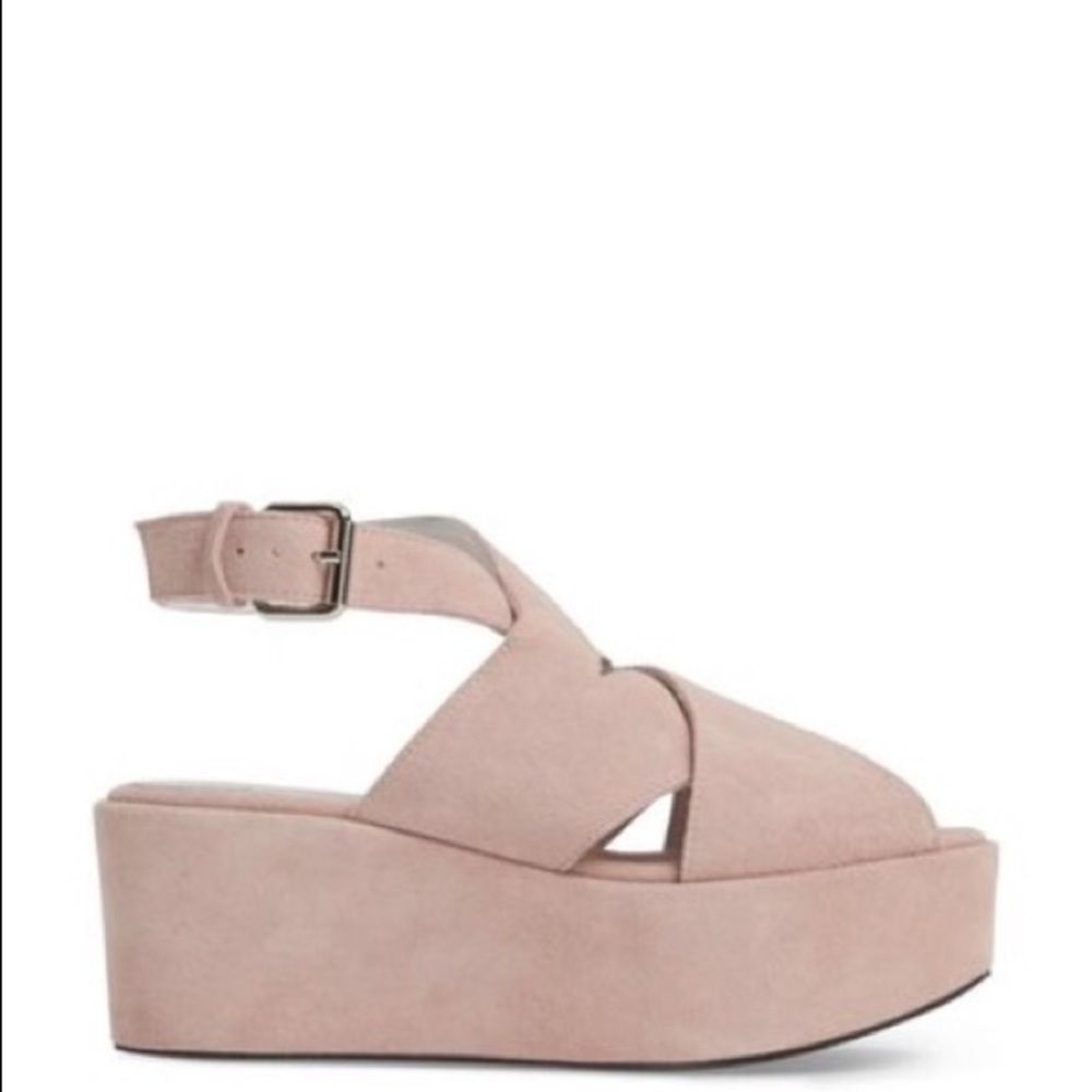 Jeffrey Campbell Wedges Platform light pink  sandals sz.8